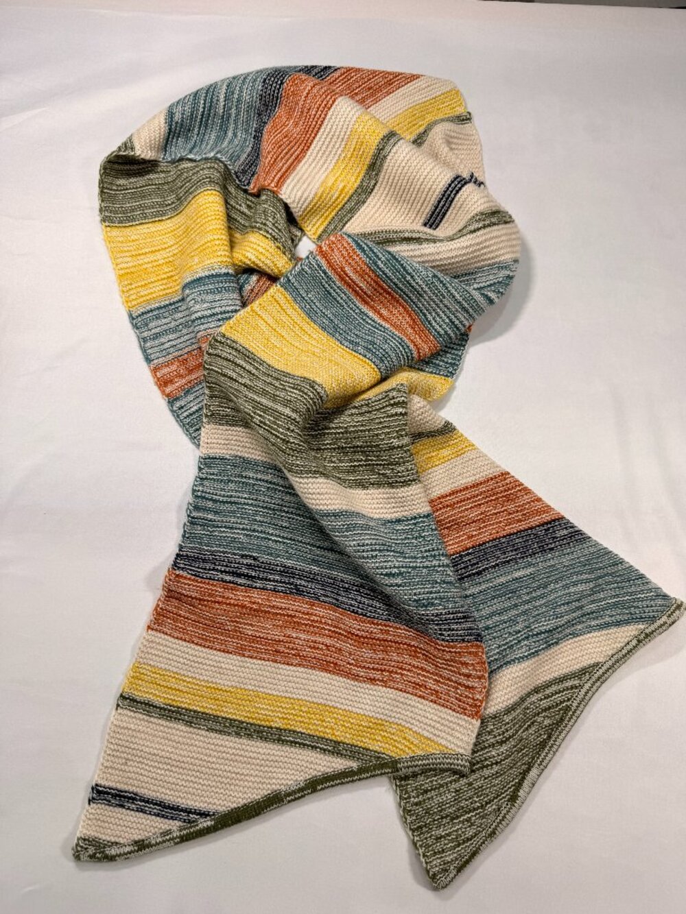NWT Mossimo Multicolor Striped Knit Scarf